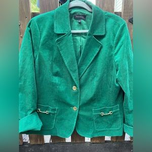 Vintage Talbots Green Corduroy Jacket